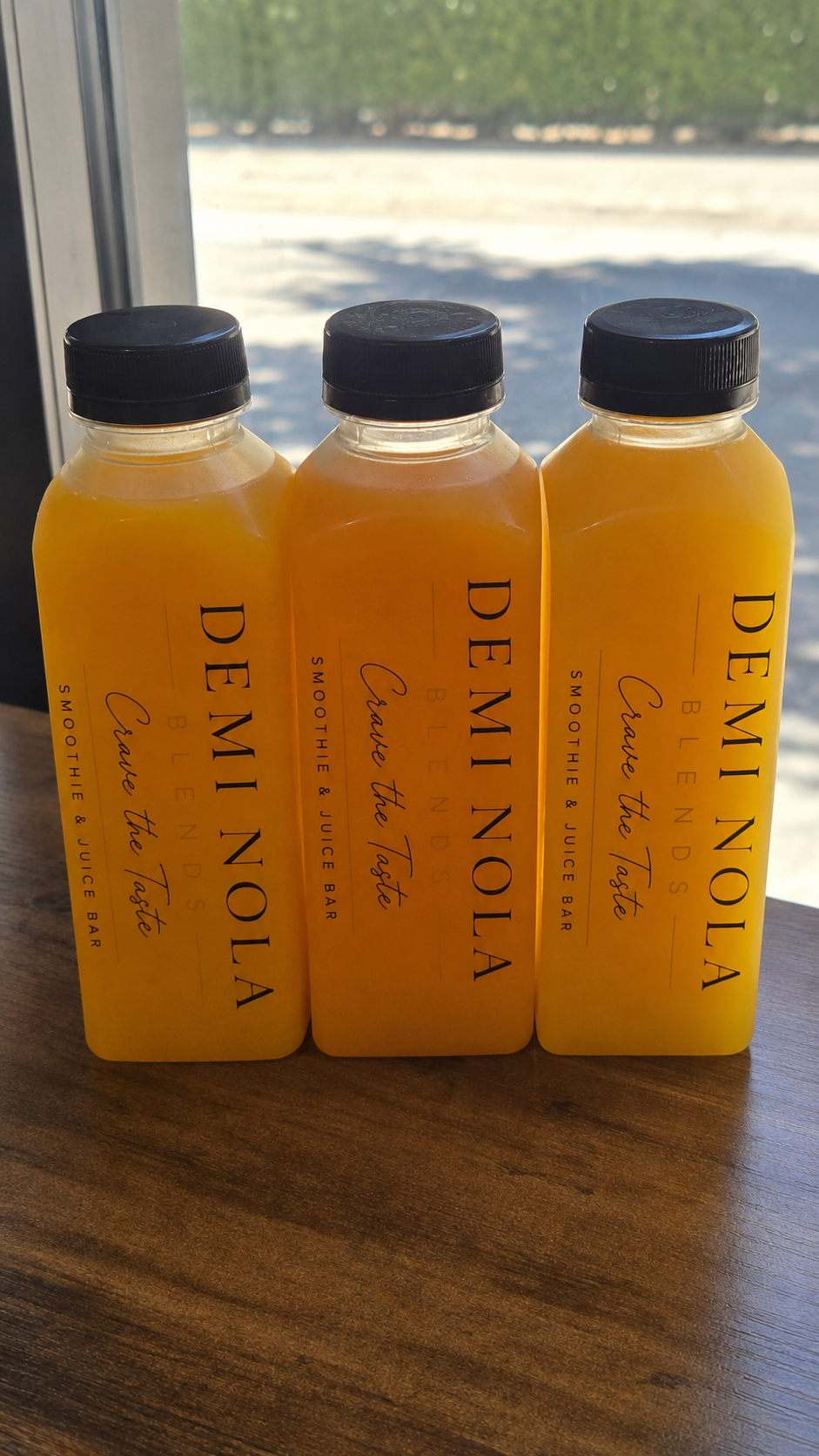 Track Star cold-pressed juice ingredients — Carrots, Apples, Oranges